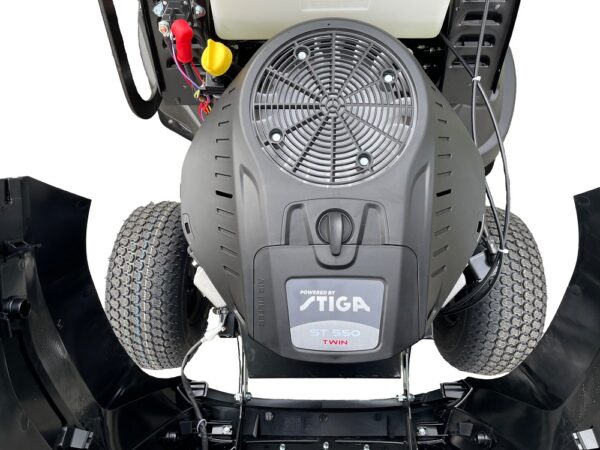 Black Edition Rasentraktor Pro 225/92 Twin H mit Kehrmaschine - Image 10