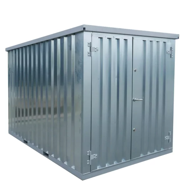 Lagercontainer 3×2 Meter Galvanisiert Doppeltüren Kurze Seite
