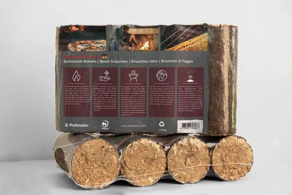 Buchenholzbriketts Pollmeier Premium Plus 960 kg - Image 2