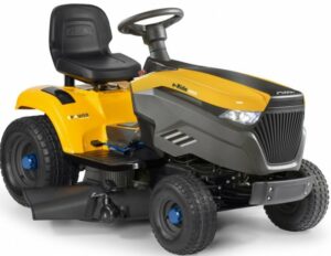 Stiga Akku-Rasentraktor E-Ride S 500 mit Mulchkit Akku und Ladegerät – Modell 2021