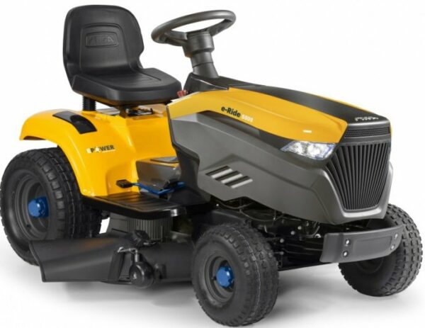 Stiga Akku-Rasentraktor E-Ride S 500 mit Mulchkit Akku und Ladegerät – Modell 2021