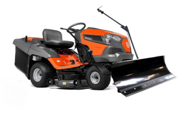 HUSQVARNA TC 242 T mit Schneeschild 120Plus & Gartentraktoren Anhänger 275 - Image 3