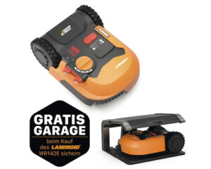 WORX 20V Akku-Mähroboter Landroid M700 18cm/700 m² mit App WR142E, inkl. Installationsmaterial