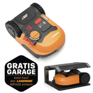 WORX 20V Akku-Mähroboter Landroid M700 18cm/700 m² mit App WR142E, inkl. Installationsmaterial
