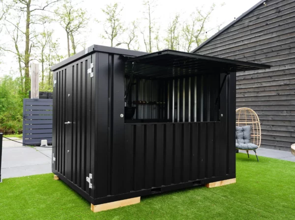BARCONTAINER 3×2 XL METER SCHWARZ RAL 9005 - Image 3