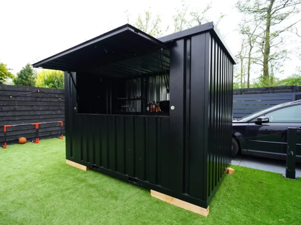 BARCONTAINER 3×2 XL METER SCHWARZ RAL 9005 - Image 4